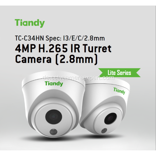 IP-Dome-Kamera TC-C34HN Tiandy 4MP 2,8 mm